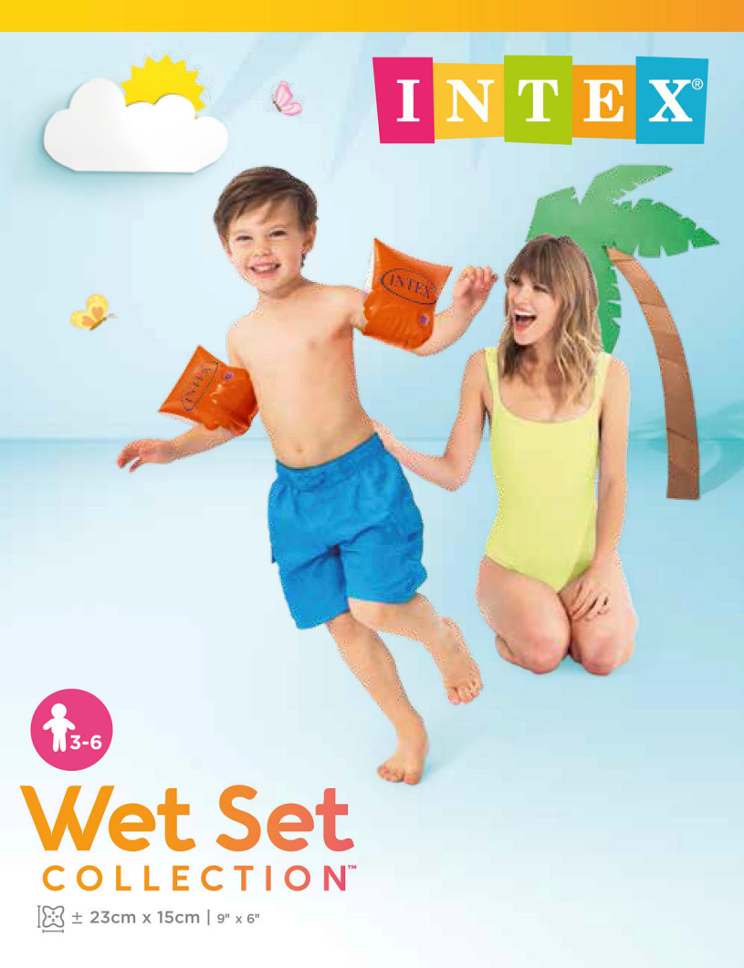 Intex Deluxe armbandjes 23x15cm 3 tot 6 jaar