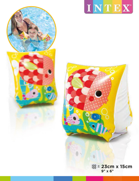 Intex armbandjes Tropical Buddies 23x15cm 3 tot 6 jaar