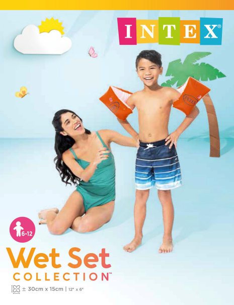 Intex Deluxe armbandjes 30x15cm 6 tot 12 jaar