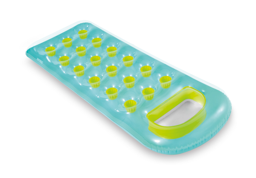 Intex zonneluchtbed 18-pocket 188x71cm 2 kleuren