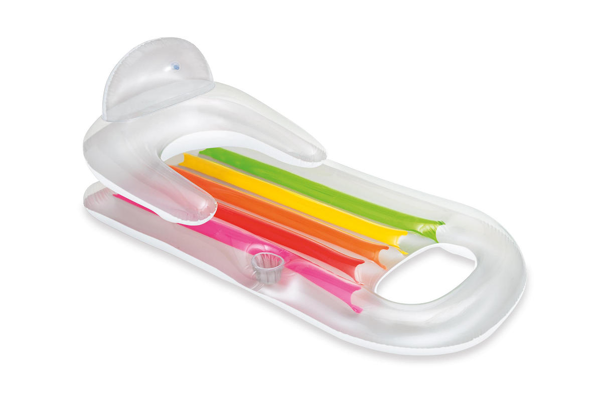 Intex King Kool luchtbed/stoel 160x85cm 2 assorti