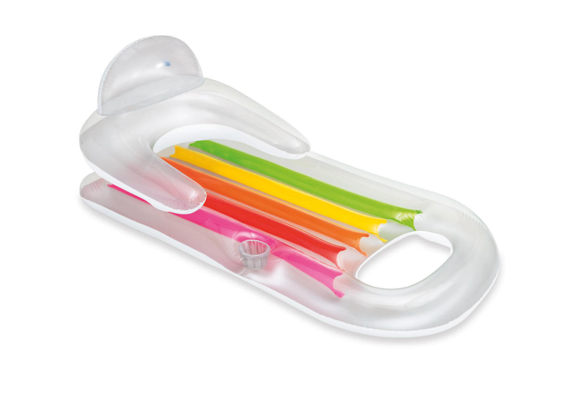 Intex King Kool luchtbed/stoel 160x85cm 2 assorti