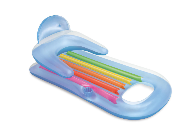 Intex King Kool luchtbed/stoel 160x85cm 2 assorti