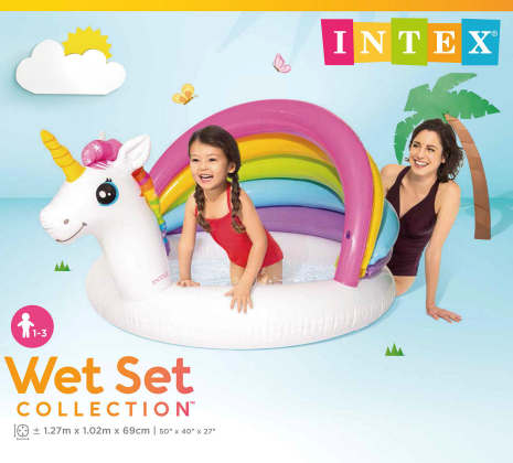 Intex zwembad Eenhoorn 127x102x69cm