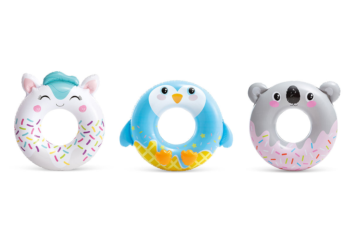 Intex zwemband Cute Animals 79x76cm assorti