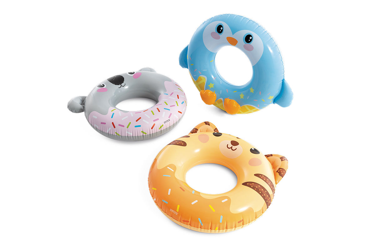 Intex zwemband Cute Animals 79x76cm assorti