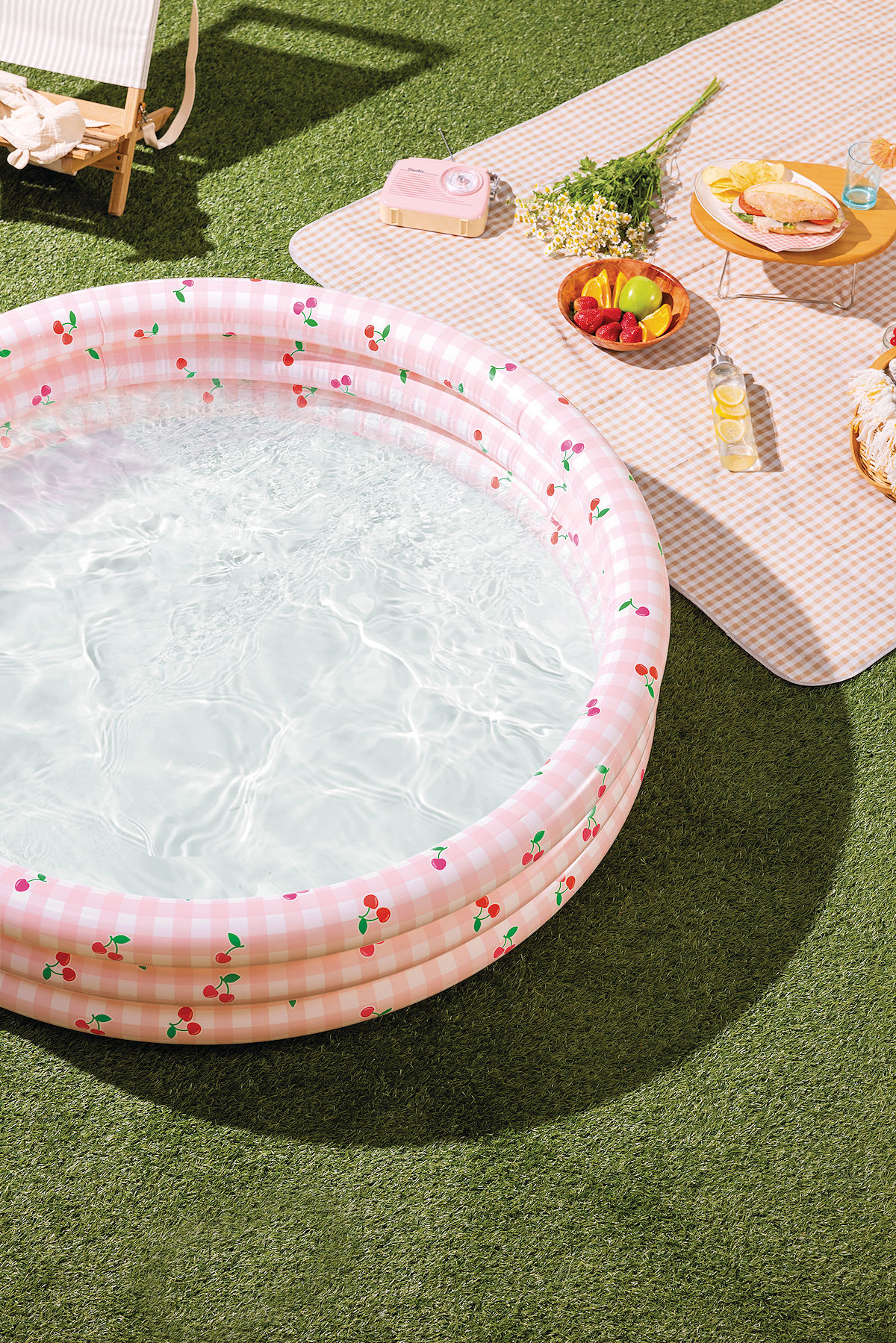 Intex zwembad Cherry Breeze 3-ring 147x33cm