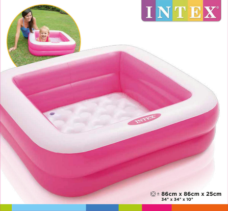 Intex Playbox zwembad 85x85x23cm 2 kleuren