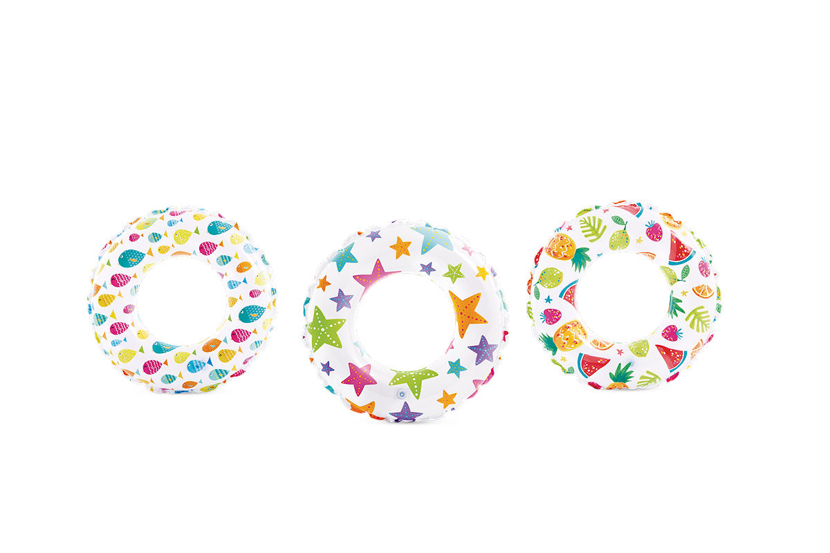 Intex zwemband Lively print 51cm 3 kleuren