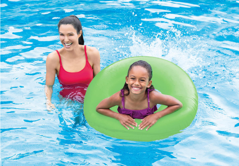 Intex zwemband 91cm 3 neon-kleuren