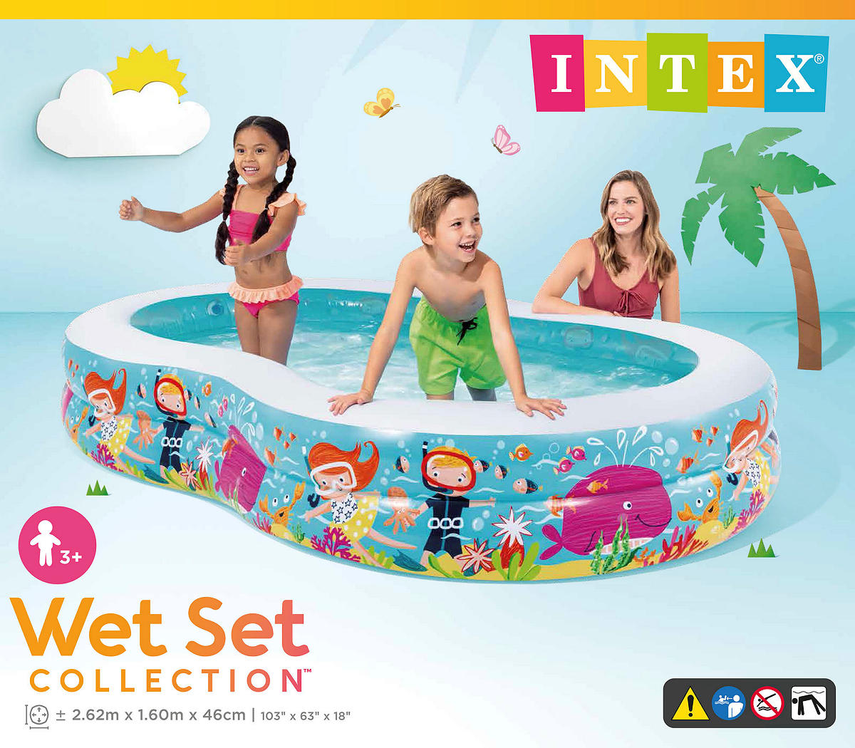 Intex Swim Center Paradijs familie zwembad 262x160