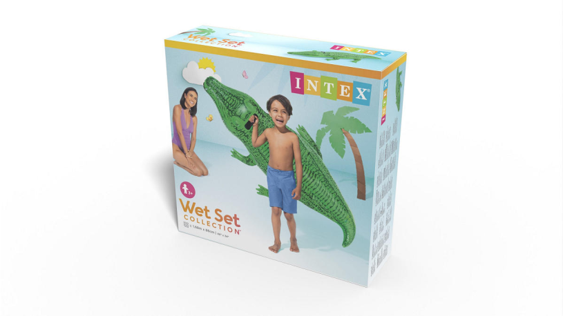 Intex Krokodil ride-on 168x86cm