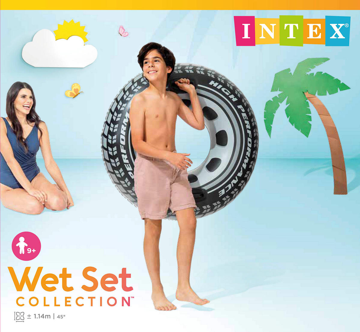 Intex zwemband Monster Truck 114cm