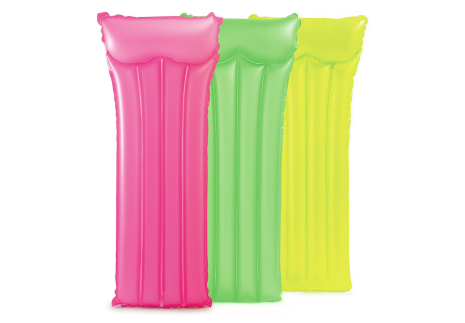 Intex luchtbed 183x76cm 3 neon kleuren