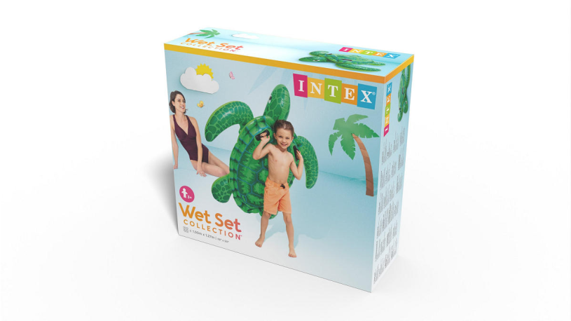 Intex Schildpad ride-on 150x127cm