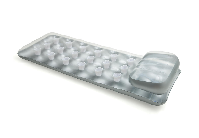 Intex zonneluchtbed 18-Pocket met hoofdkussen 188x71cm