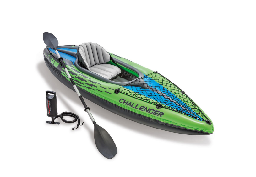 Intex Challenger K1 Kayak 274x76x33cm incl. pomp en peddels