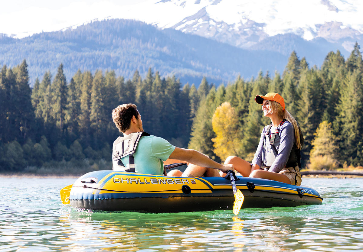 Intex Challenger 2 boot 236x114x41cm incl.pomp en peddels