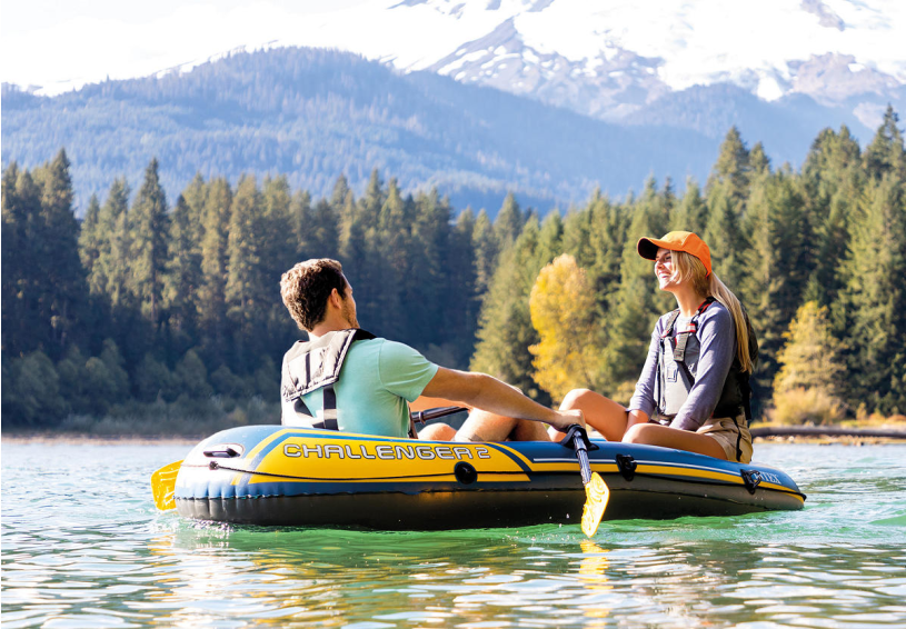 Intex Challenger 2 boot 236x114x41cm incl.pomp en peddels