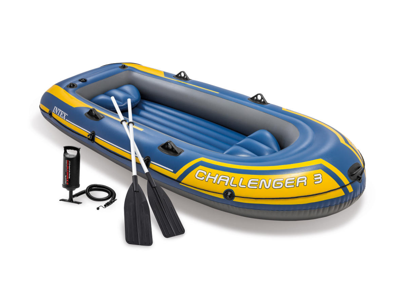 Intex Challenger 3 boot 295x137x43cm incl.pomp en peddels