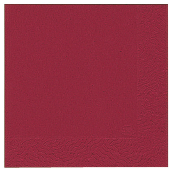 Duni servetten Bordeaux Red 3-laags 33x33