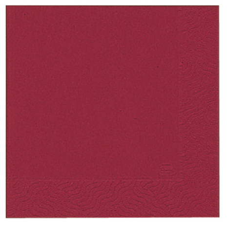 Duni servetten Bordeaux Red 3-laags 33x33