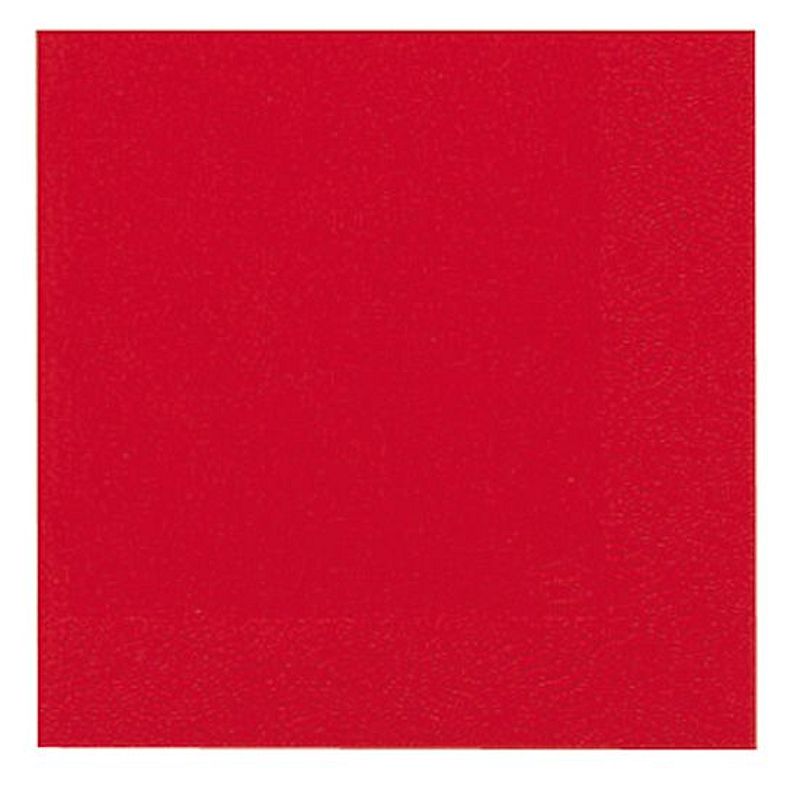 Duni servetten Red 3-laags 33x33