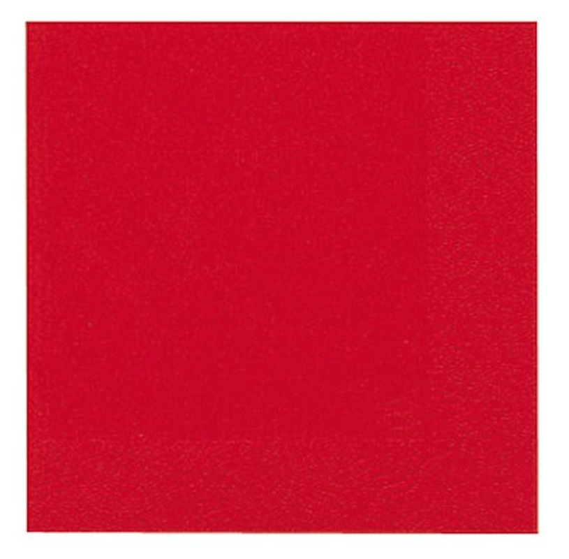 Duni servetten Red 3-laags 33x33