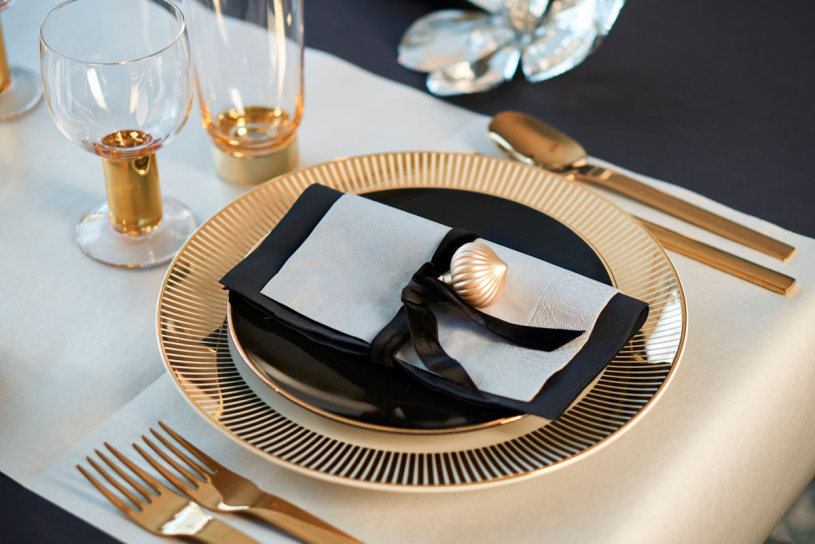 Duni servetten Silver 33x33cm