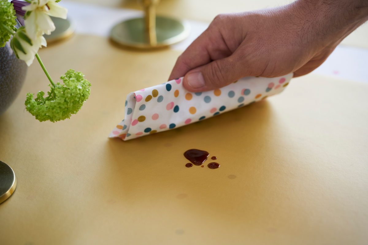 Duni tafellaken Gold 138x220