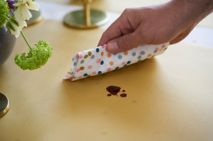 Duni tafellaken Gold 138x220