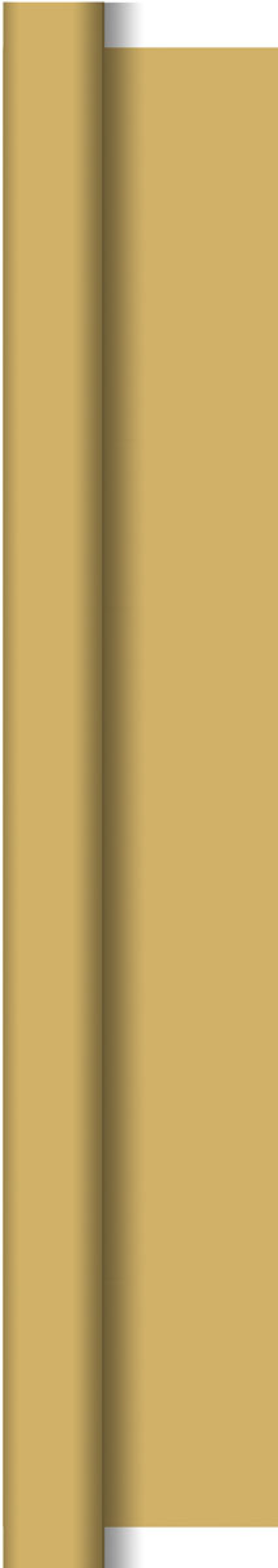 Duni Dunisilk Tafellaken op Rol Gold 118x500cm