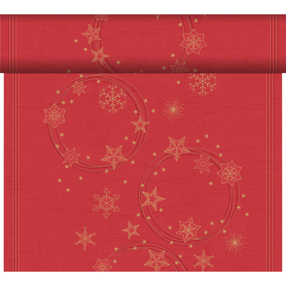 Duni 3-in-1 Star Shine Red 40x480