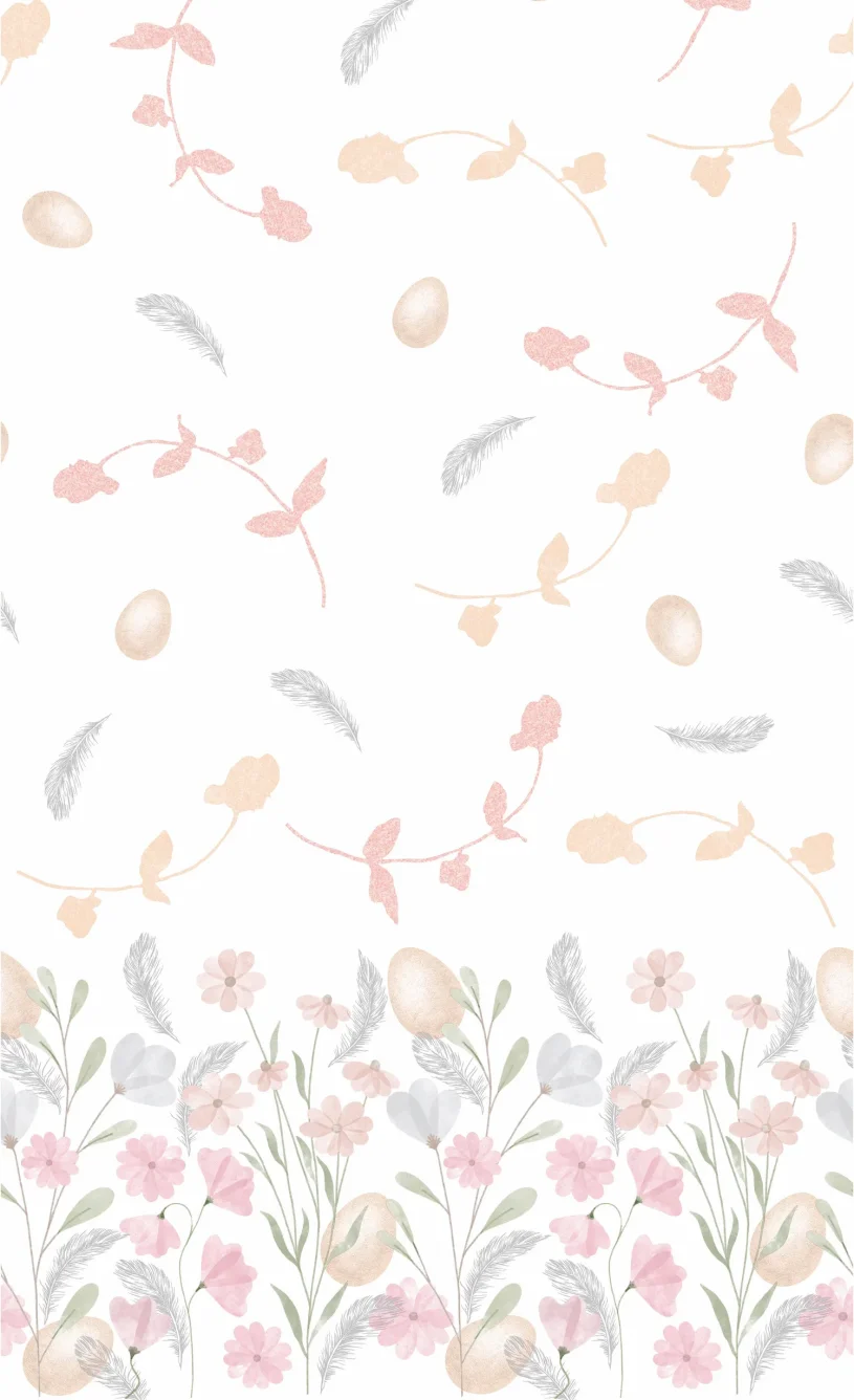 Duni tafellaken Soft Easter 138x220cm