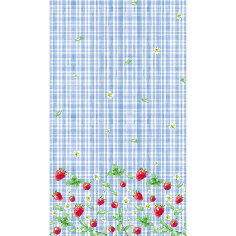 Duni Dunisilk Tafellaken Strawberry Picnic 138x220cm