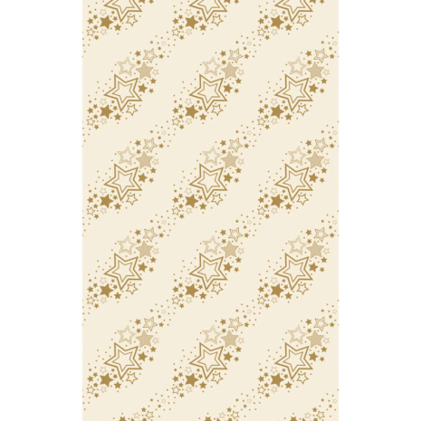 Duni tafellaken Holiday Star Cream 138x220cm