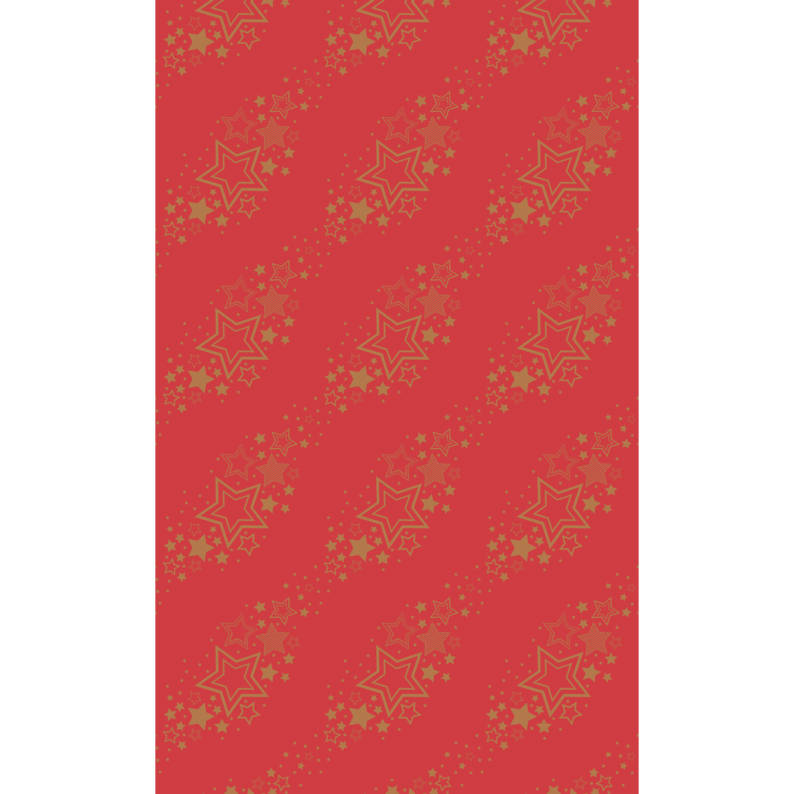 Duni 3-in-1 Holiday Star Red 40x480