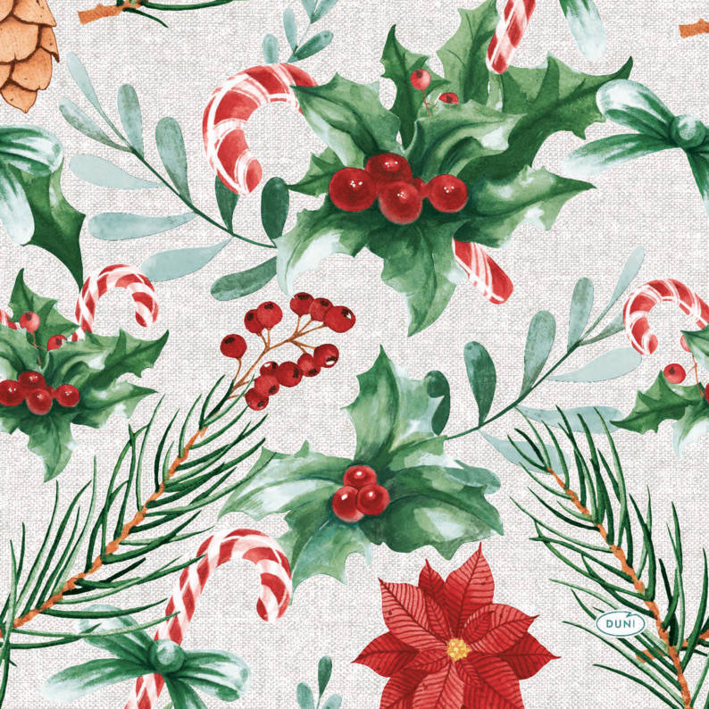 Duni servetten Seasonal Delight 33x33cm