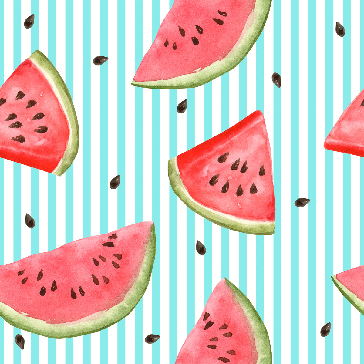 Duni 3-laags tissue Servetten Melon Lines 33x33cm