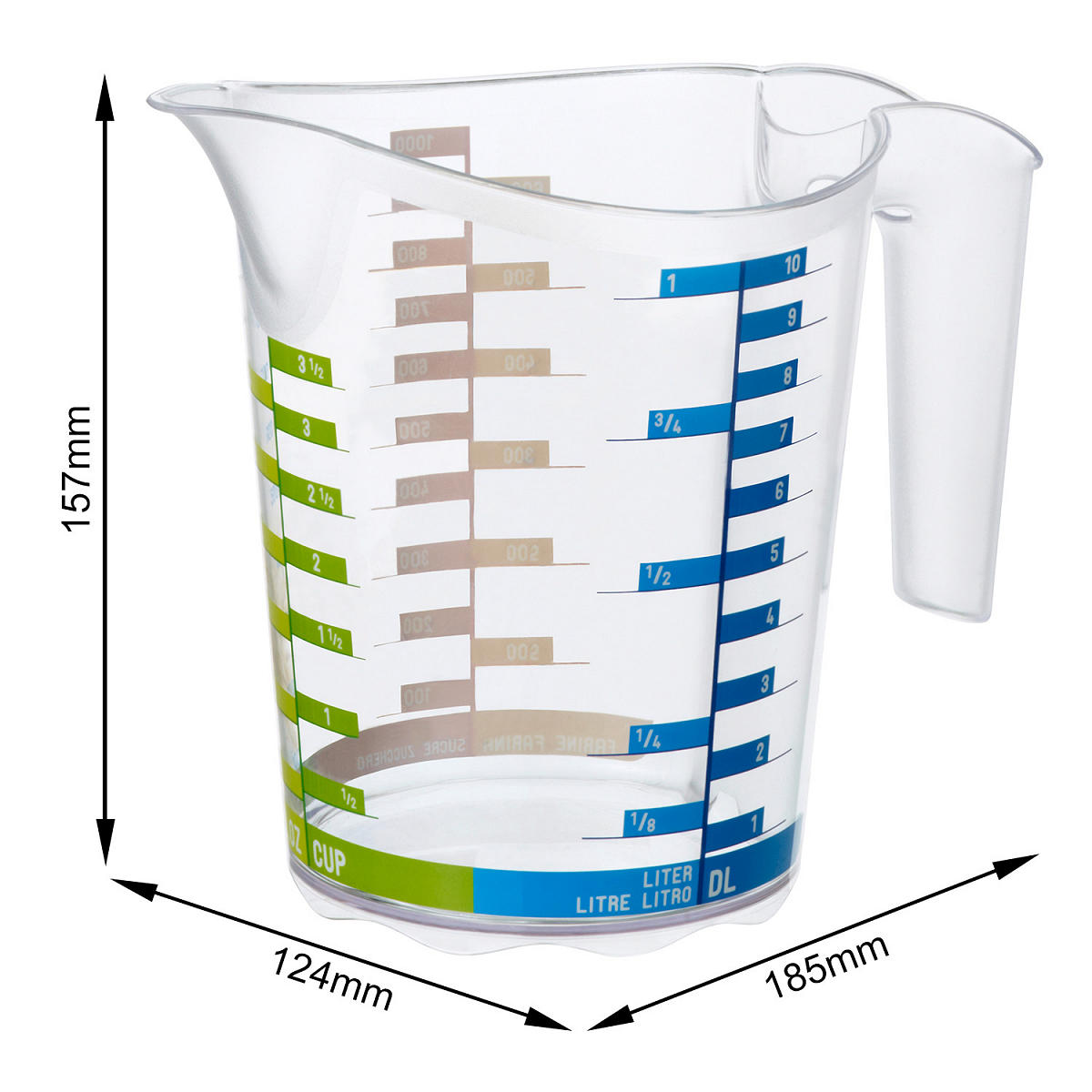 Rotho Maatbeker 1,0L DOMINO