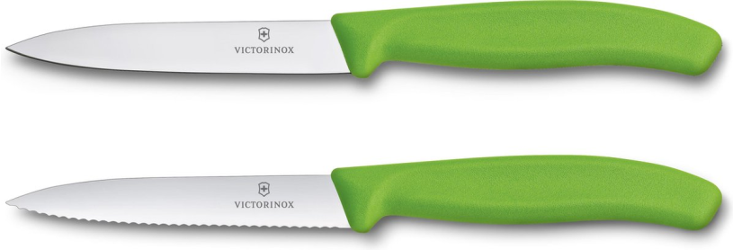 Victorinox Classic Officemes glad/kartel 10cm 2st - groen
