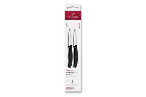 Victorinox Classic keukenset spits/kartel 2-dlg 8cm - zwart