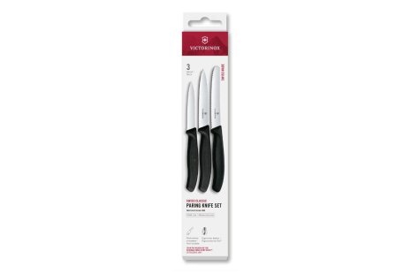 Victorinox Classic keukenset spits/kartel 3-dlg - zwart