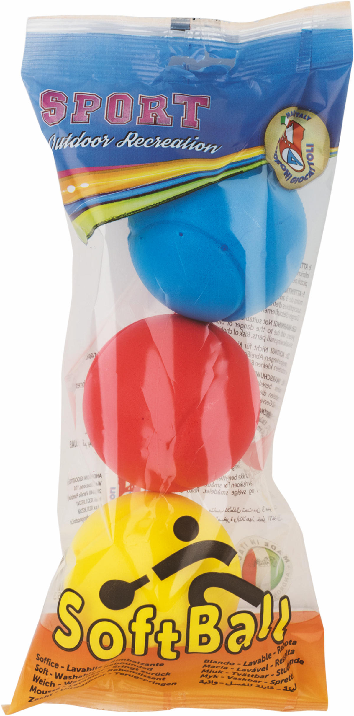 Soft tennisballetjes 3 stuks