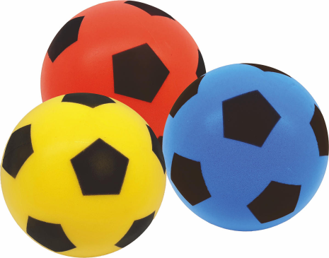 Softbal foam 194mm assorti kleur