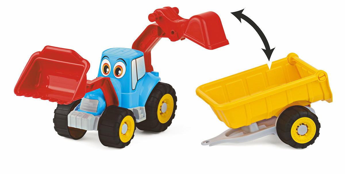 Happy Truck Tracker met aanhanger +/- 55cm