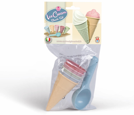 Strandset Ice Cream pastel 6-delig
