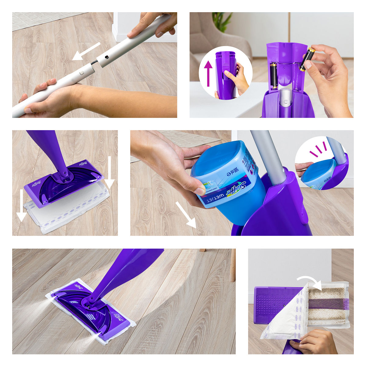 Swiffer WetJet Reinigingsmiddel 1,25 Liter