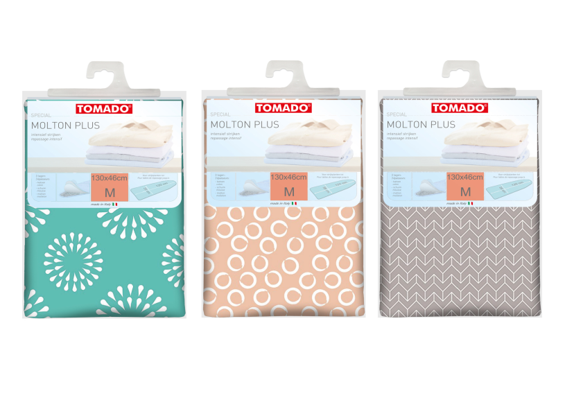 Tomado Strijkplankhoes Molton Plus - 130x45cm