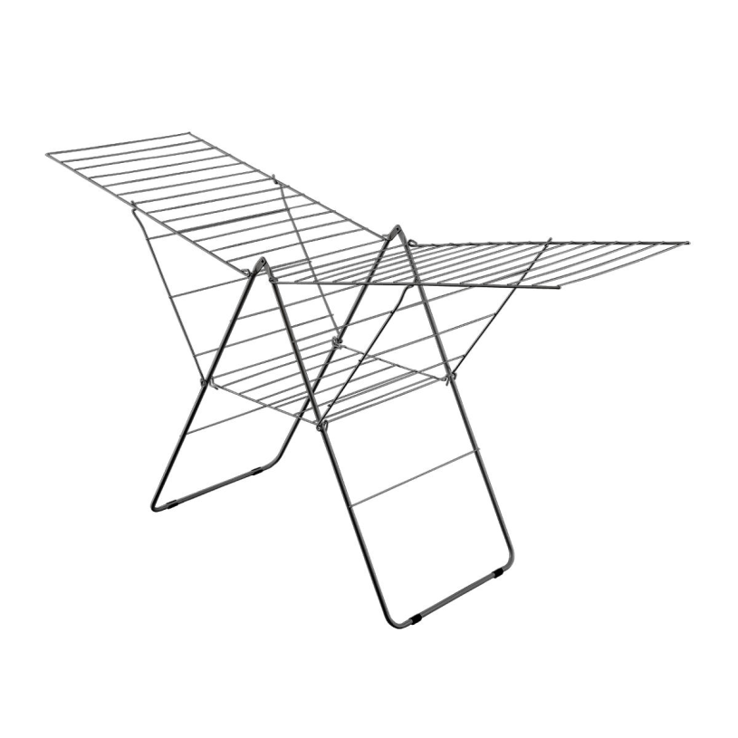 Metaltex droogrek - Amsterdam 30m zwart